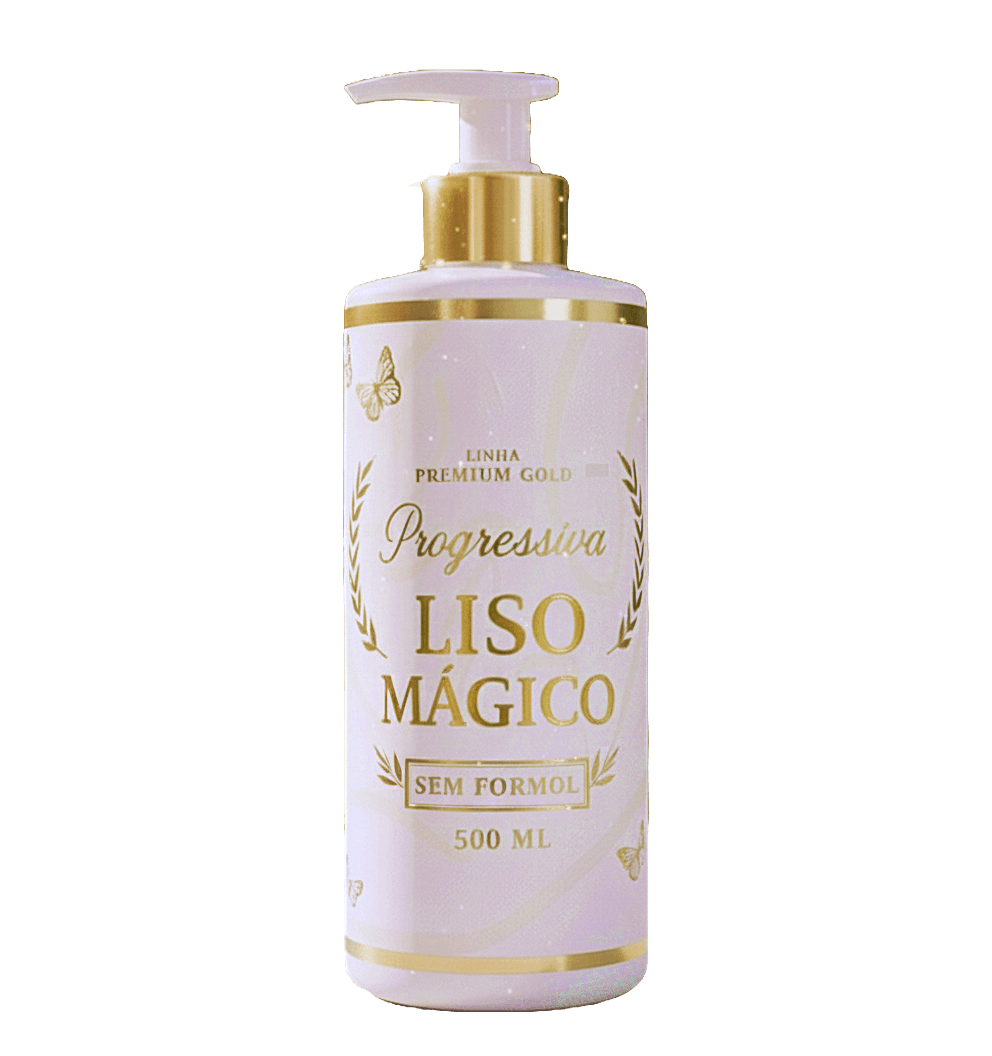 Progressiva Liso Mágico - Frasco 500ml Linha Premium Gold
